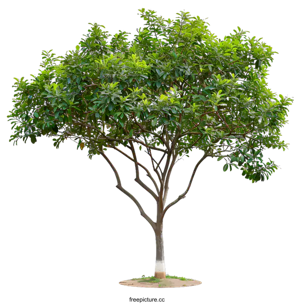 [Transparent Background PNG]Green Tree Isolated On White Background