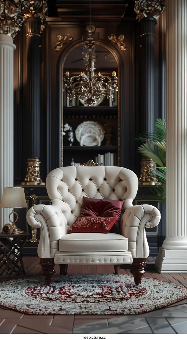 Luxury Classic Interior Design Illustration