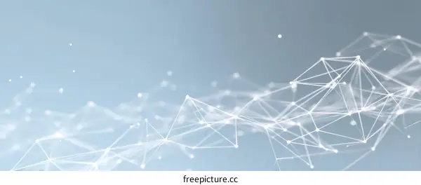 Abstract Network Connections Graphic Design