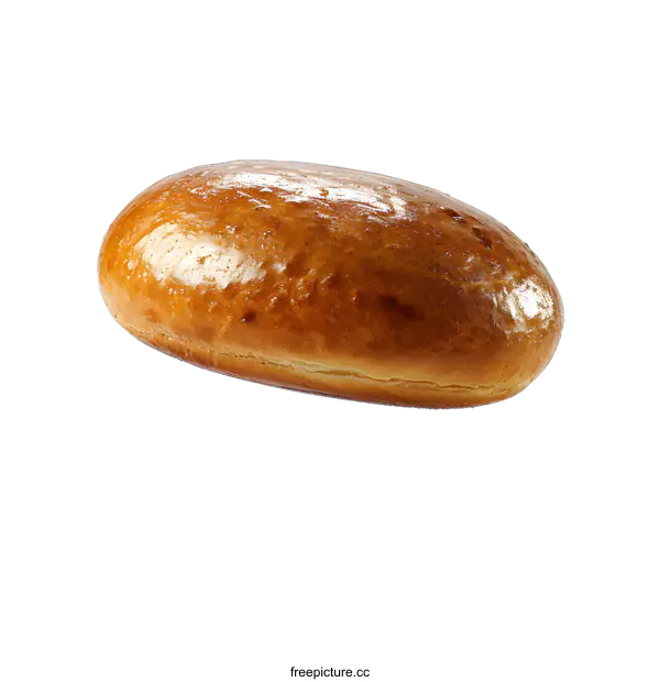 [Transparent Background PNG]Freshly baked loaf of bread on white background