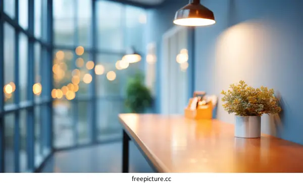 Modern Office Interior with Natural Light