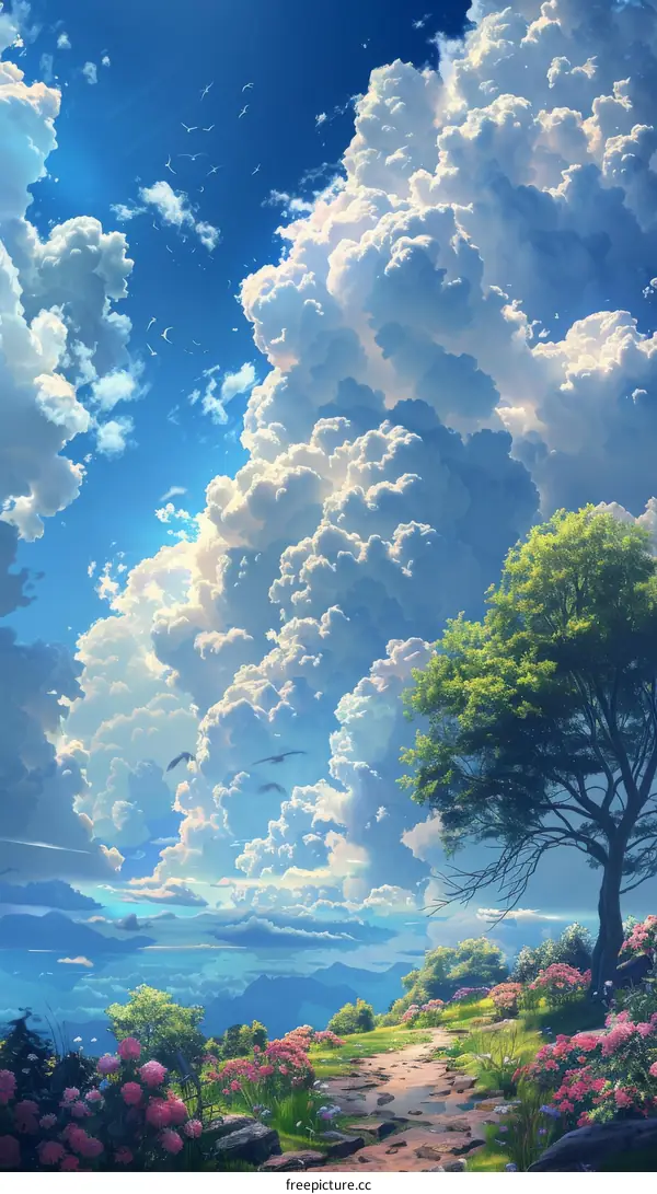 Fantasy Sky and Tree