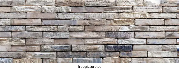 Close Up Stone Brick Wall Texture