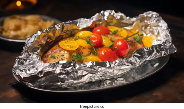 Baked Chicken and Vegetables in Foil: A Deliciously Healthy Meal