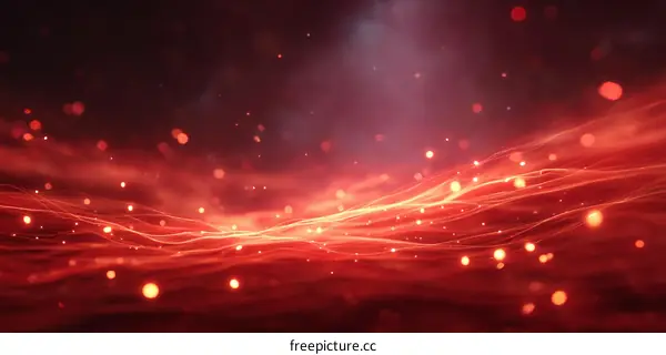 Abstract Red Light Effect Background