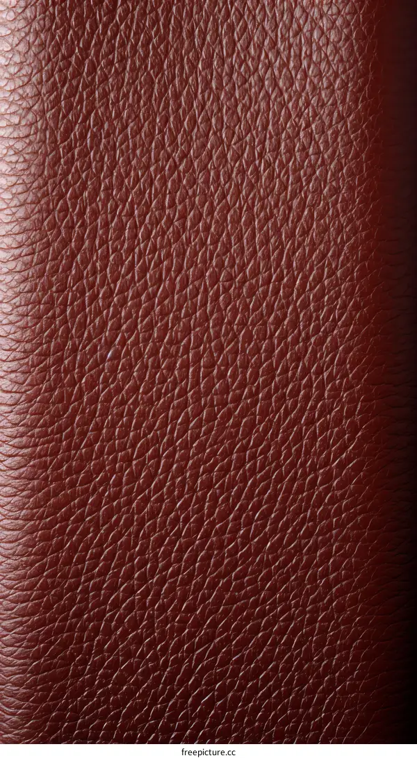 Close up of brown leather texture