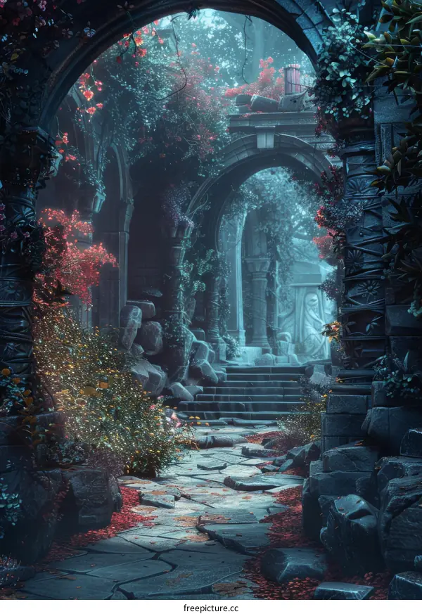 Fantasy Garden Ruins