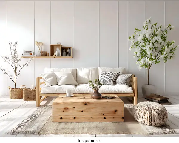 Modern Minimalist Living Room Interior Design