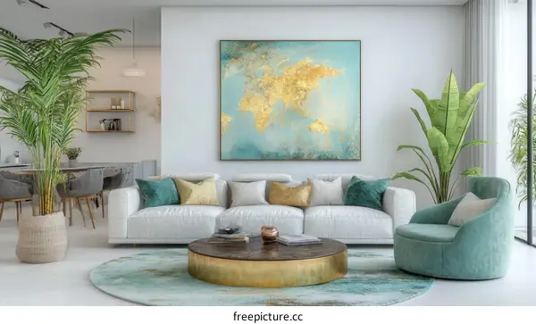 Modern Stylish Living Room Interior Design