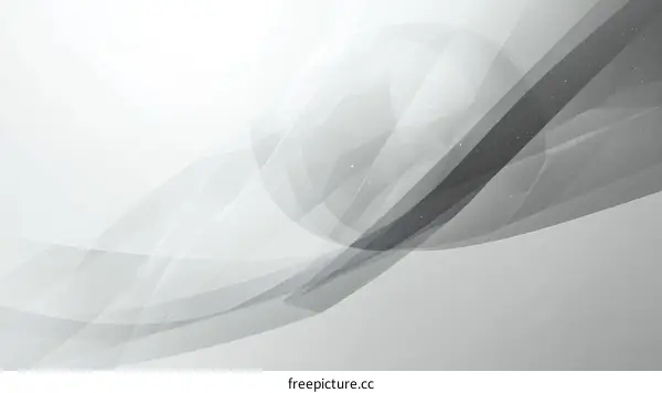 Abstract Gray Wave Design Background
