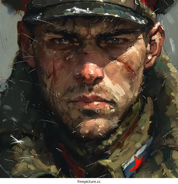 Portrait of a soldier