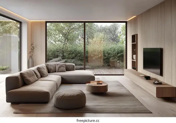 Modern Minimalist Living Room Interior Design