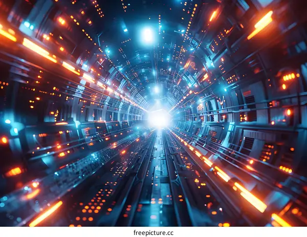 Futuristic Sci-Fi Tunnel
