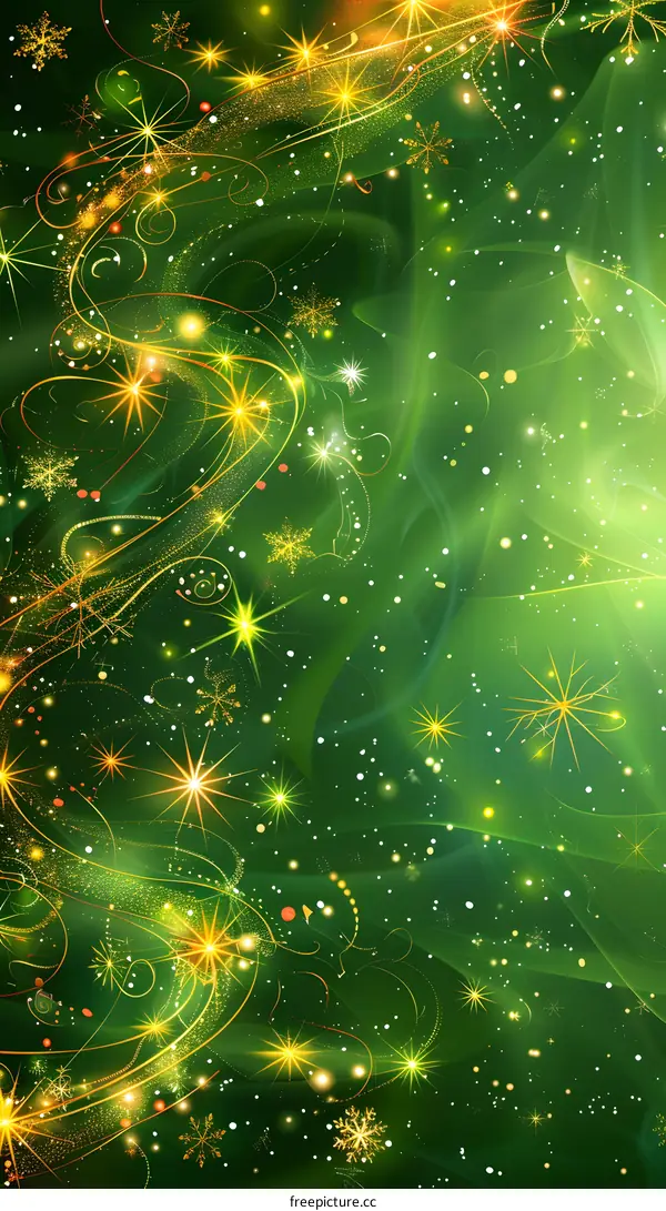 Christmas Green Background