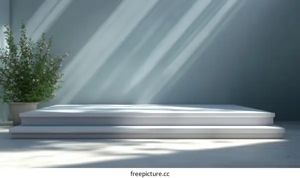 Modern Minimalist Product Showcase with Soft Light