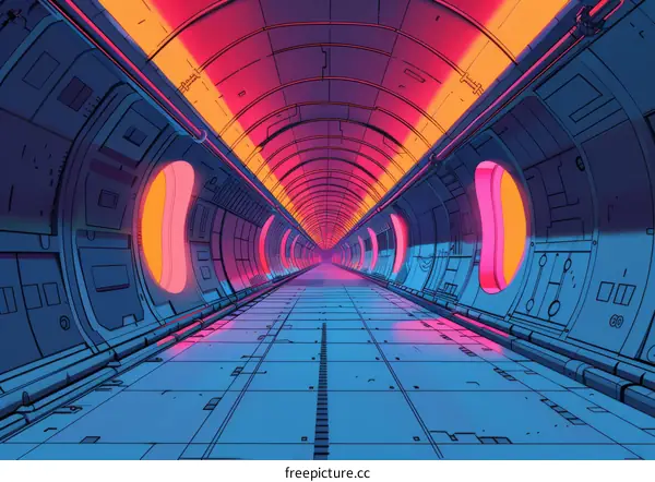 Futuristic Sci-Fi Corridor