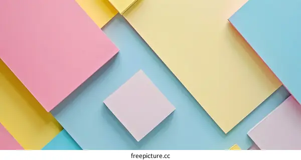 Abstract Colorful Geometric Shapes Background