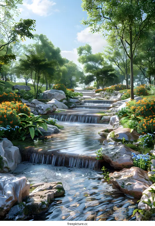 Waterfall in the Forest