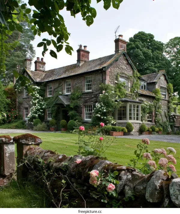 Stone Cottage in the English Countryside