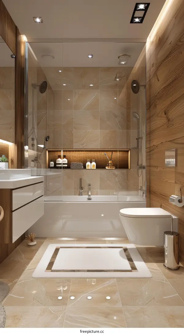 Modern Stylish Luxury Bathroom Design