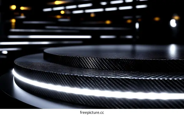 Modern Carbon Fiber Display Stage