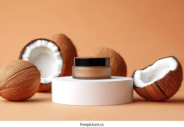 Coconut Skin Care Product Presentation