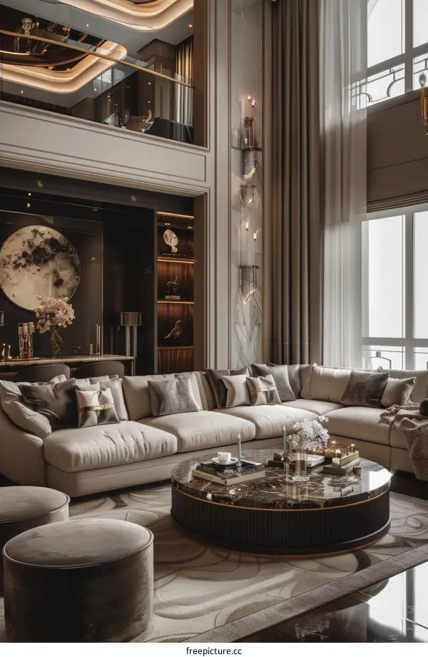 Luxurious and Elegant Living Room Interior Design