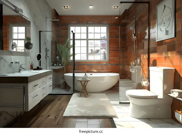 Modern bathroom design