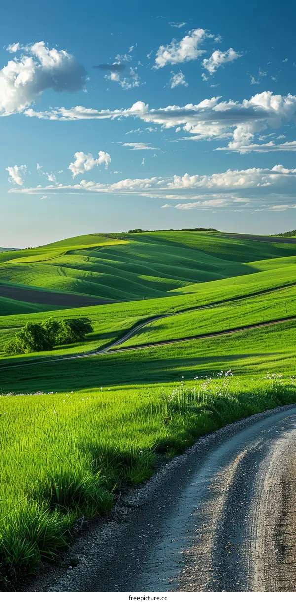 Serene Countryside Road