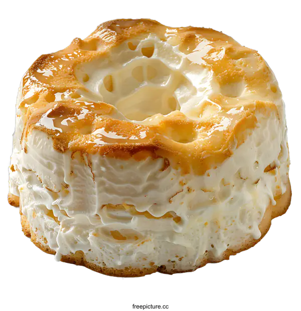 [Transparent Background PNG]Delicious ring cake with syrup on top