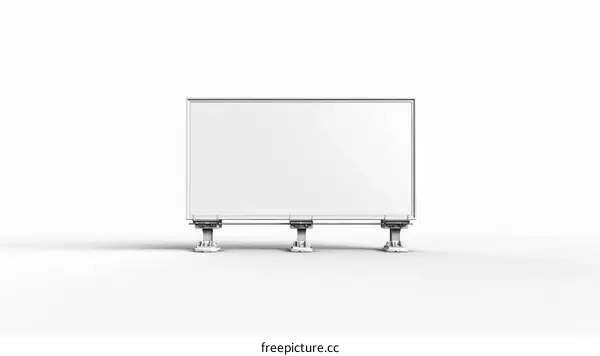 Blank Billboard in 3D Rendering