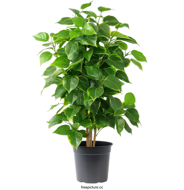 [Transparent Background PNG]A Green Plant in a Pot on a transparent background