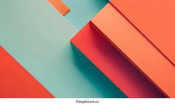 Abstract Colorful Geometric Shapes Background