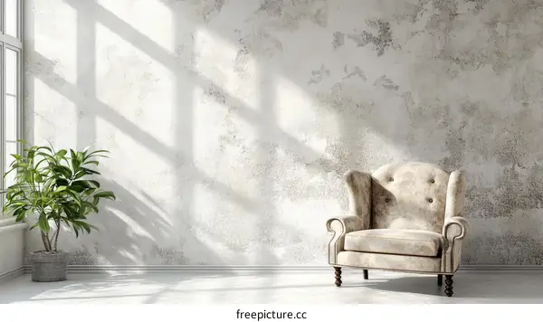 Modern Interior Design with a Wingback Chair
