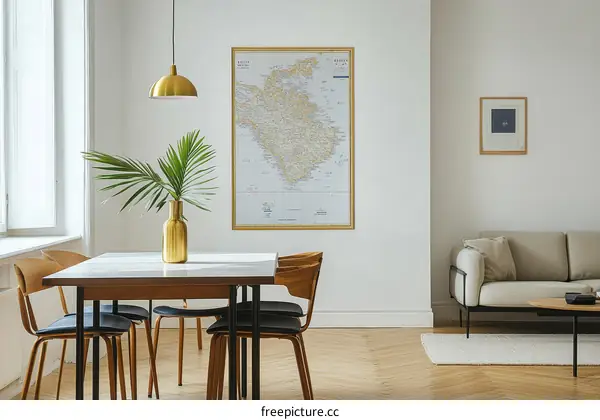 Modern Scandinavian Interior Design Dining Area