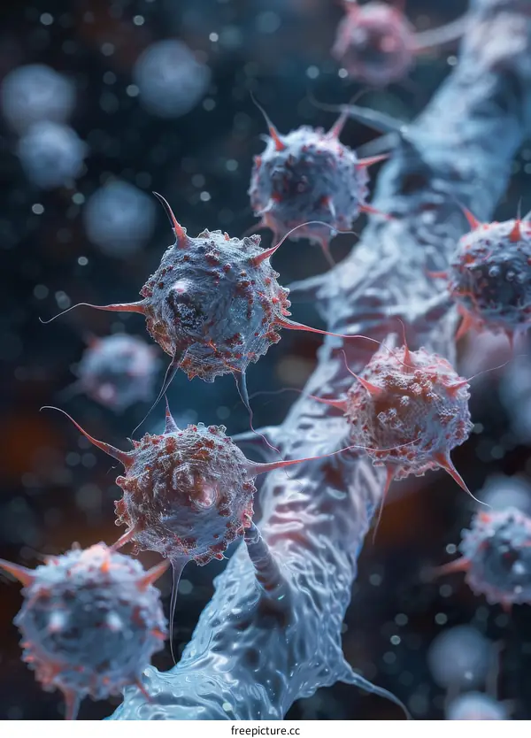 3D Illustration of a Virus