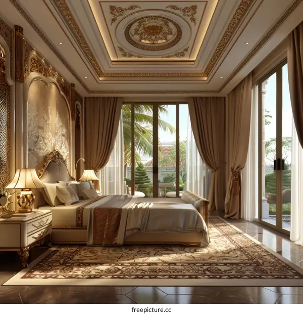 Luxurious European-Style Bedroom