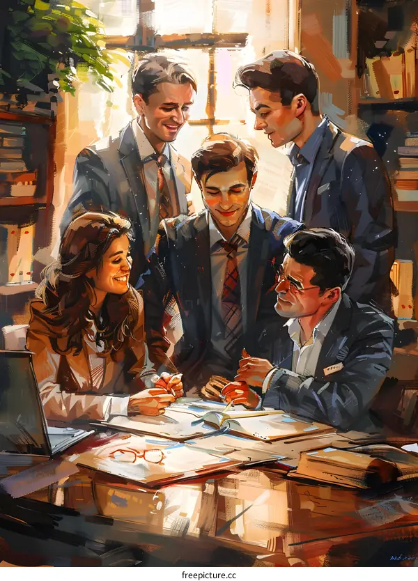 lawyers discussing a case