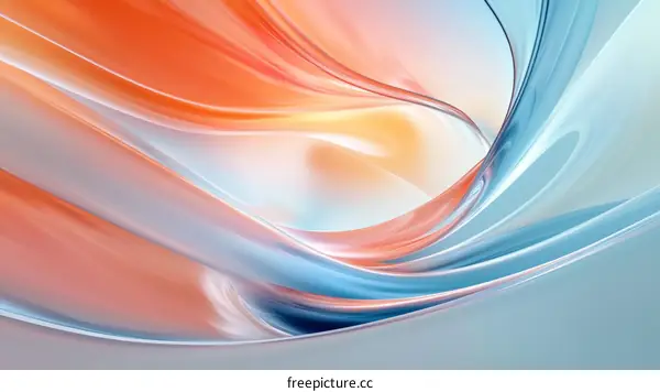 Abstract Flowing Colors