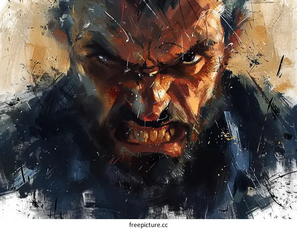 Wolverine angry face