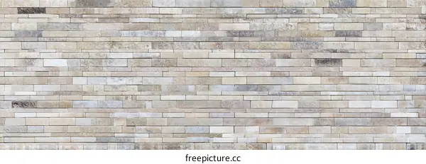 Beige Stone Wall Texture Pattern
