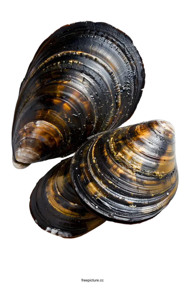 [Transparent Background PNG]Black Mussels