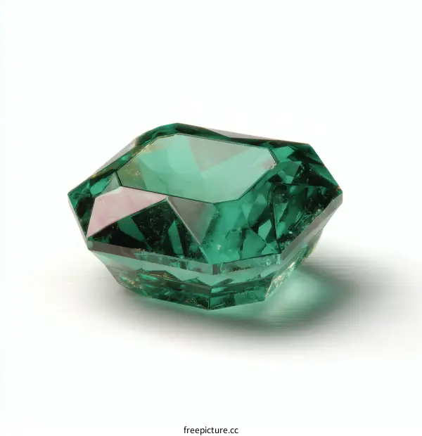 Emerald Gemstone Close-up Image