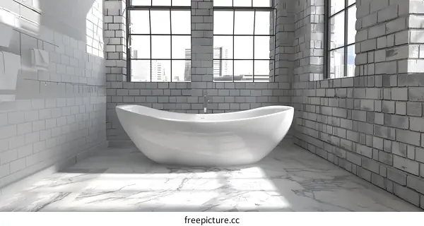 Modern and simple style bathroom