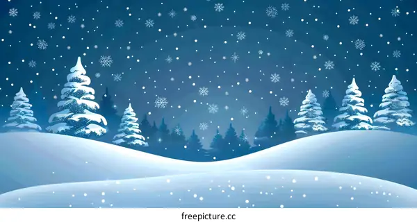 Snowy Winter Landscape