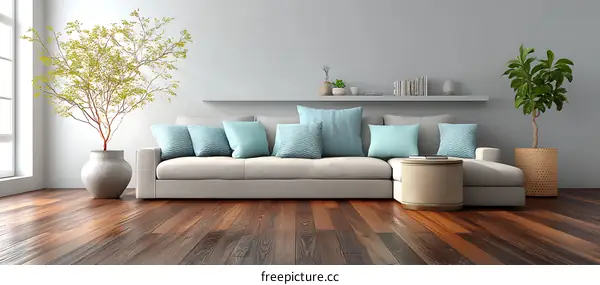 Modern Minimalist Living Room Interior Design