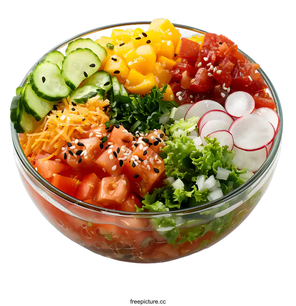 [Transparent Background PNG]A bowl of delicious and healthy food