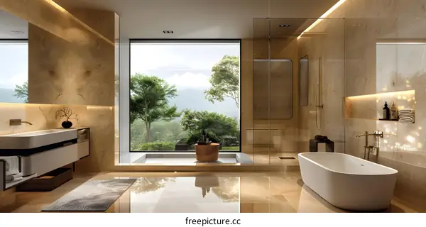 Bathroom interior