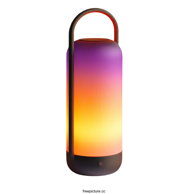 [Transparent Background PNG]Modern LED Lamp with Gradient Light