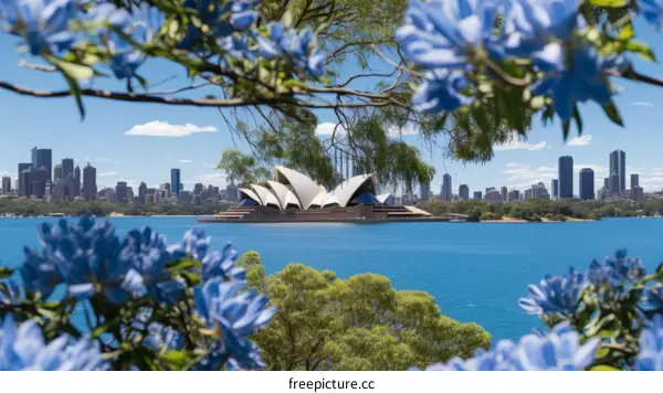 Sydney Opera House from the Royal Botanic Gardens